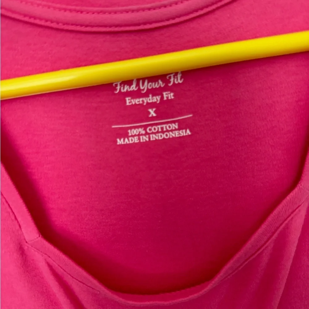 Christopher & Banks t shirt 1x pink 1-137 - Picture 2 of 3